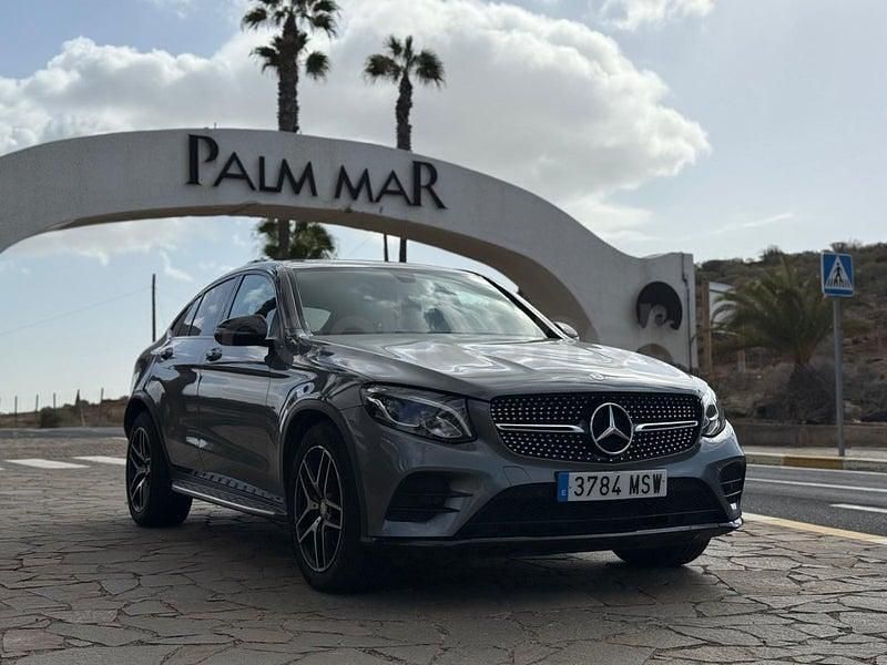Usado Mercedes GLC220 170 CV (125 kW) 2017 Gris / plata Coupe