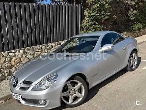 Usado Mercedes SLK200 163 CV (119 kW) 2008 Gris / plata Descapotable