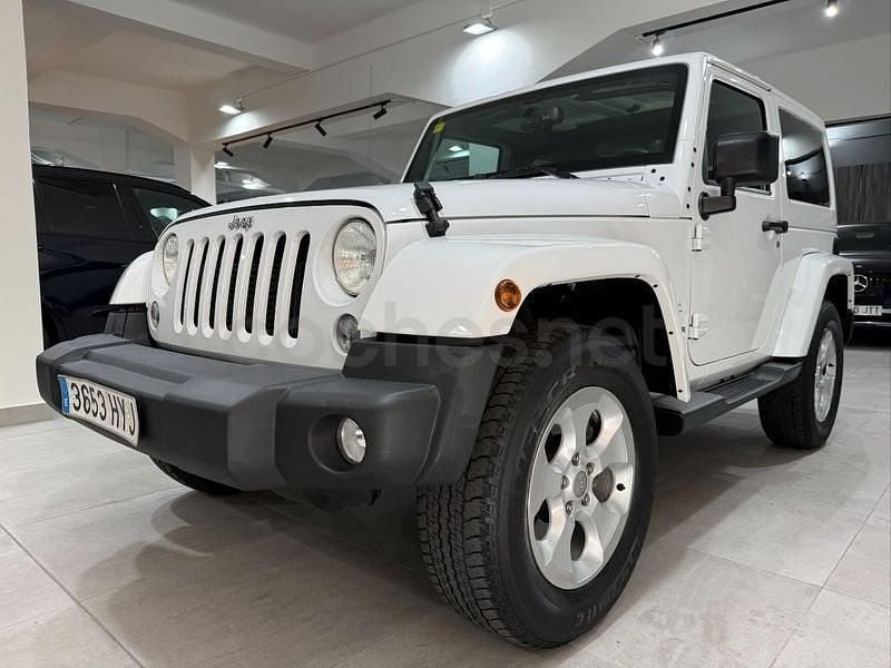 Usado Jeep Wrangler Sahara 200 CV (147 kW) 2014 Blanco SUV