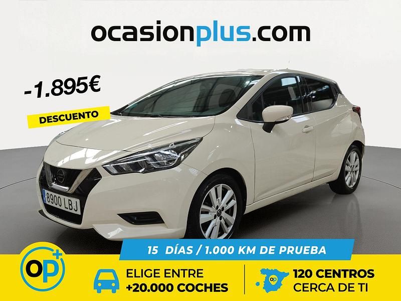 Usado Nissan Micra Acenta 100 CV (73 kW) 2019 Blanco Utilitario