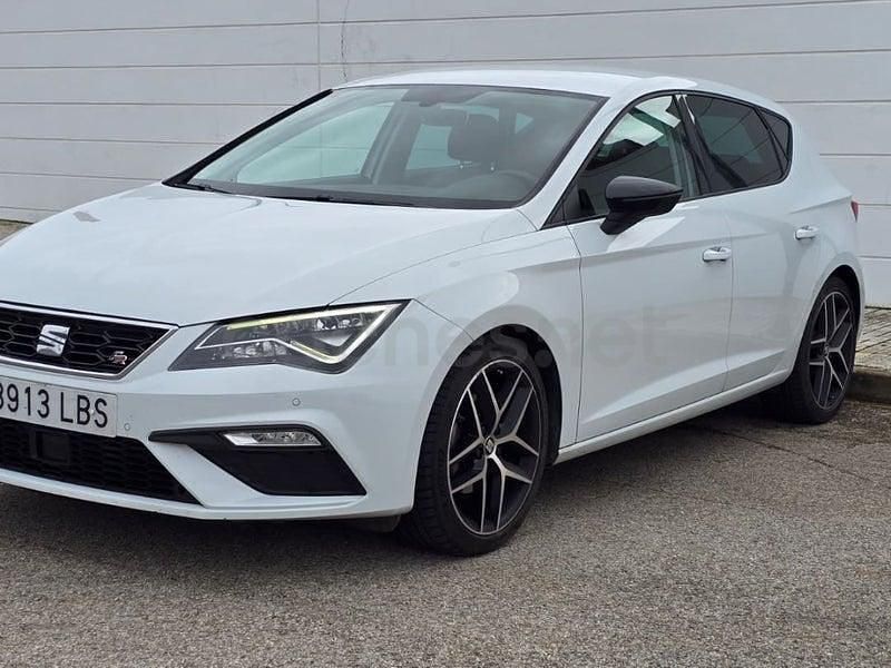 Usado Seat Leon FR 150 CV (110 kW) 2019 Blanco Berlina