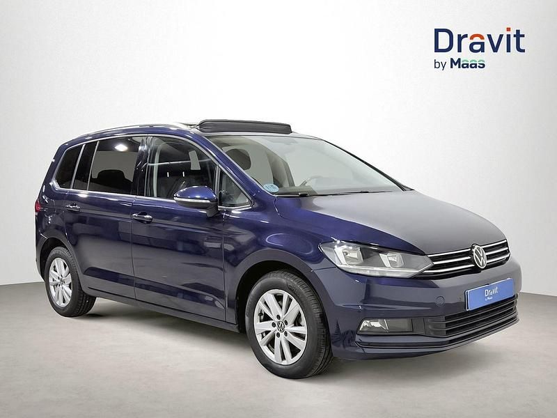 Azul Usado 2021 VW Touran Advance Monovolumen | 25.980 € (Un poco caro) - Imagen 1/4