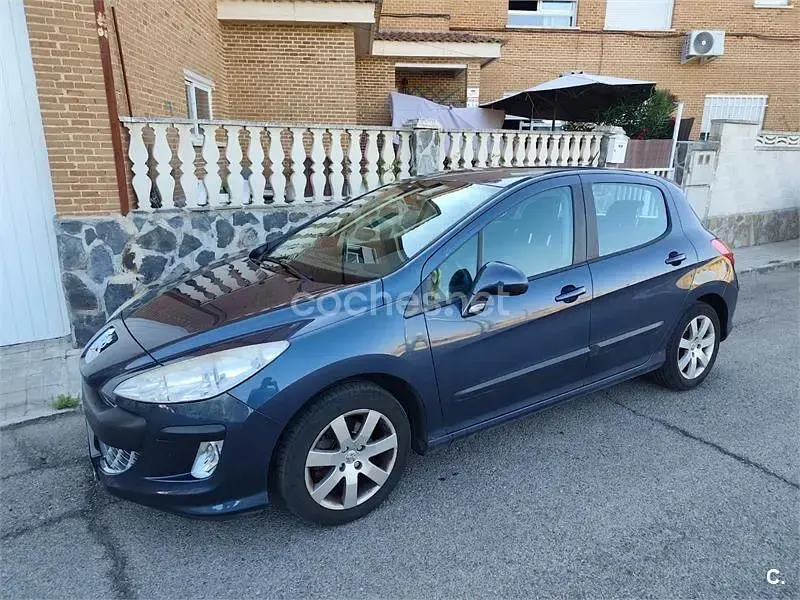 Usado Peugeot 308 Sport 120 CV (88 kW) 2009 Azul Berlina