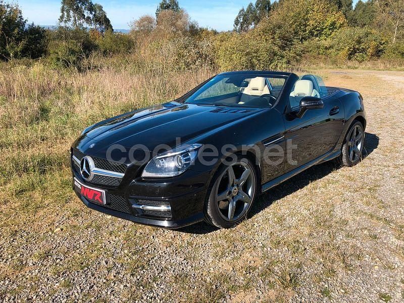 Usado Mercedes SLK250 204 CV (150 kW) 2011 Negro Descapotable