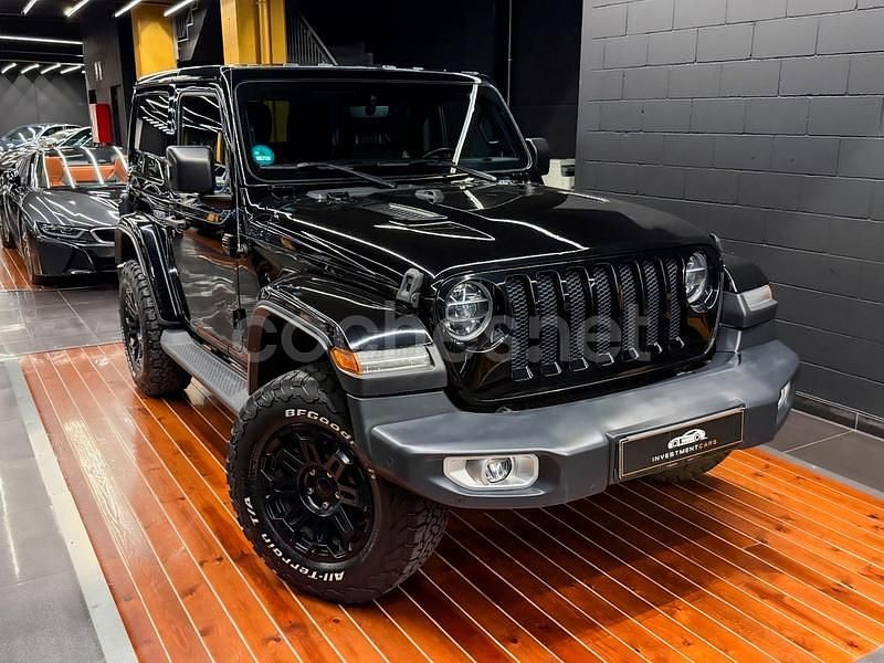 Negro Usado 2019 Jeep Wrangler Sahara SUV | 46.900 € (Precio justo) - Imagen 1/4