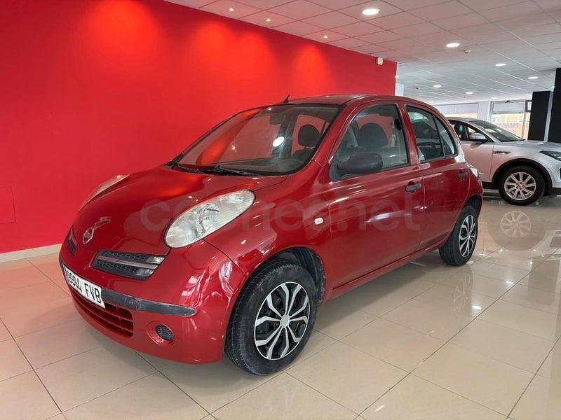 Rojo Usado 2007 Nissan Micra Acenta Berlina | 3990 € (Precio justo) - Imagen 1/4