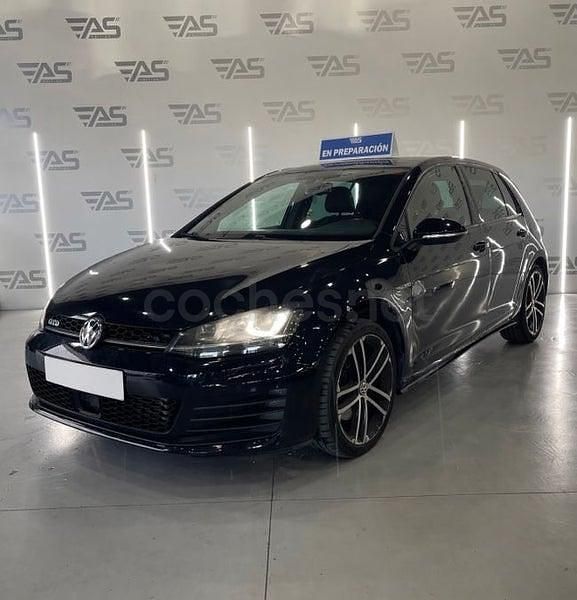 Usado VW Golf VII GTD 184 CV (135 kW) 2013 Negro Berlina
