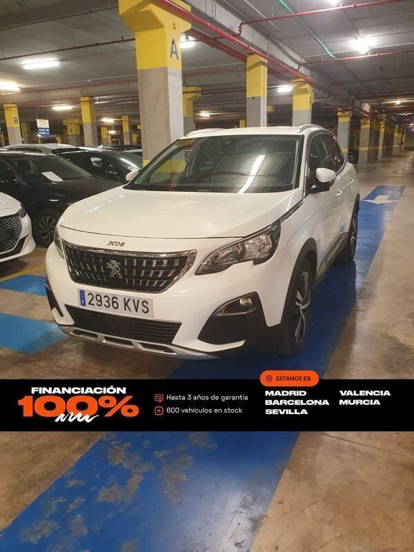 Blanco Usado 2019 Peugeot 3008 Allure SUV | 14.250 € (Buen precio) - Imagen 1/4