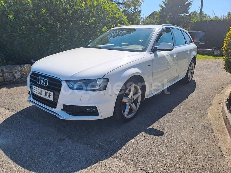 Usado Audi A4 S-Line 190 CV (139 kW) 2015 Blanco Familiar