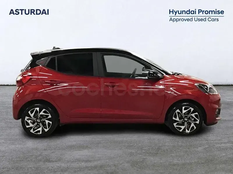 Usado Hyundai i10 N Line 90 CV (66 kW) 2026 Granate Utilitario