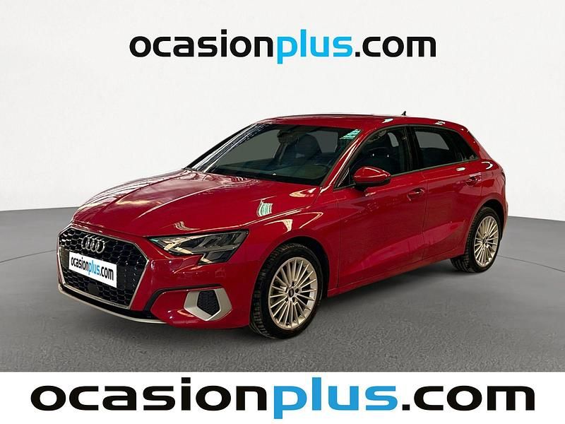Rojo Usado 2023 Audi A3 Sportback Advanced Utilitario | 21.414 € (Super precio) - Imagen 1/4
