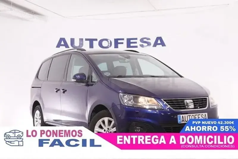 Usado Seat Alhambra Style 150 CV (110 kW) 2019 Azul Monovolumen