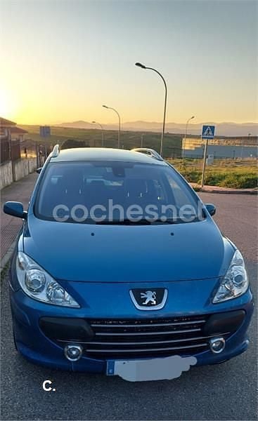 Usado Peugeot 307 110 CV (80 kW) 2007 Azul Berlina