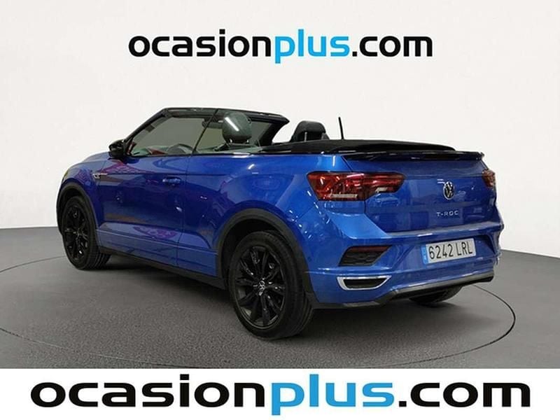 Usado VW T-Roc Cabriolet R-line 150 CV (110 kW) 2021 Azul Descapotable