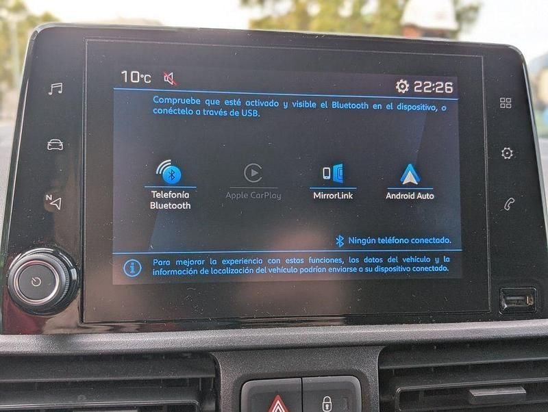 Usado Peugeot Partner Premium 100 CV (73 kW) 2019 Azul Monovolumen