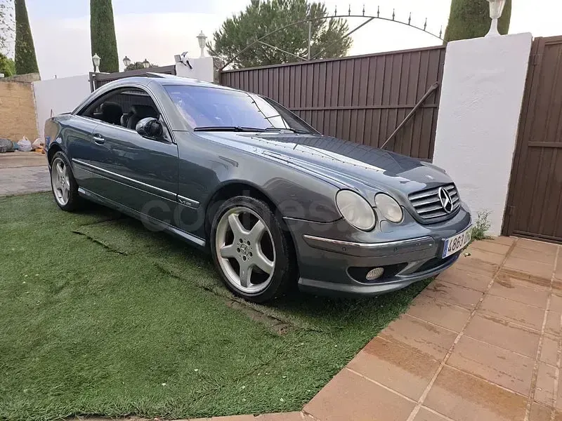 Usado Mercedes CL600 367 CV (269 kW) 2002 Azul Coupe