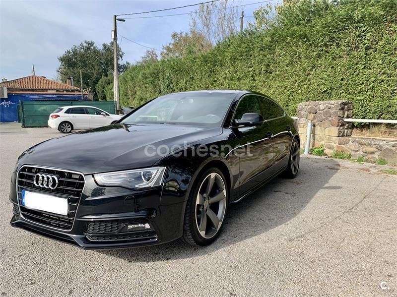 Usado Audi A5 Sportback S-Line 177 CV (130 kW) 2013 Negro Utilitario