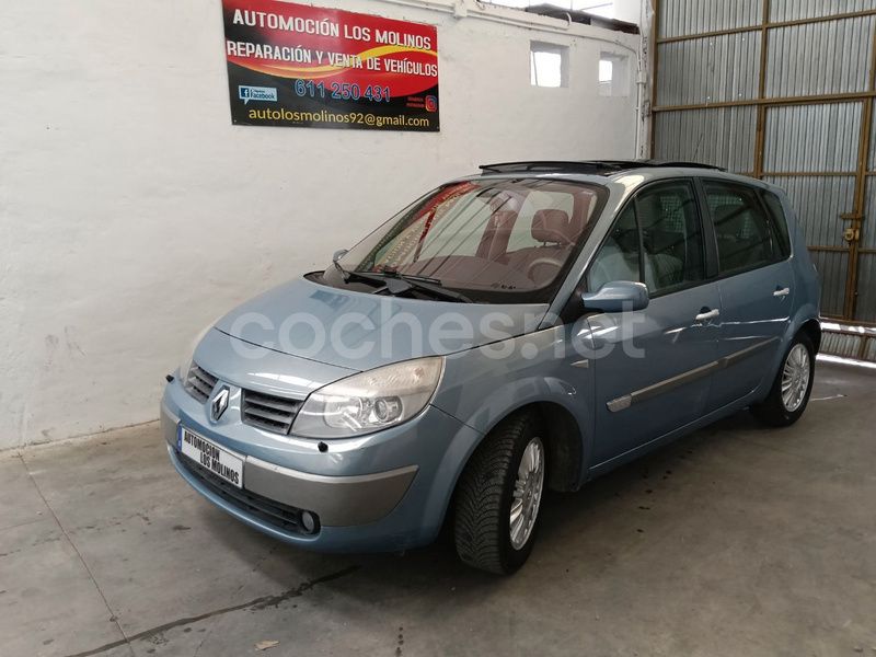 Azul Usado 2006 Renault Scénic II Dynamique Monovolumen | 3490 € (Precio justo) - Imagen 1/4