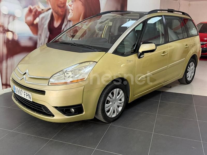 Amarillo Usado 2008 Citroën Grand C4 Picasso Exclusive Monovolumen | 5990 € (Precio justo) - Imagen 1/4