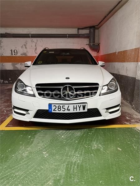 Blanco Usado 2014 Mercedes C200 Familiar | 15.900 € (Precio justo) - Imagen 1/4