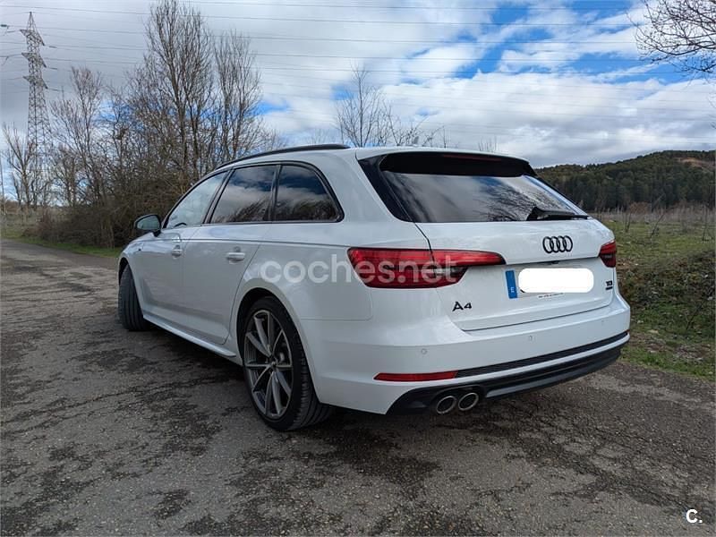 Usado Audi A4 S-Line 190 CV (139 kW) 2017 Blanco Familiar