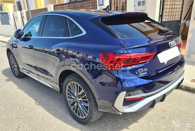 Usado Audi Q3 Sportback S-Line 150 CV (110 kW) 2022 Azul SUV