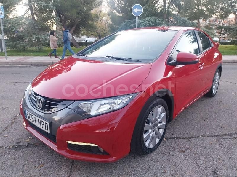 Rojo Usado 2013 Honda Civic Sport Berlina | 8500 € (Precio justo) - Imagen 1/4