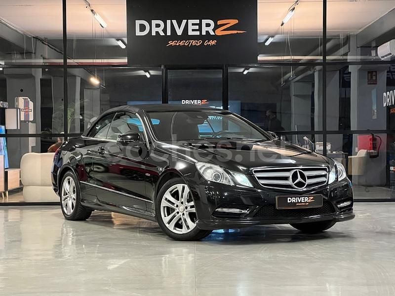 Usado Mercedes E220 Avantgarde 170 CV (125 kW) 2012 Negro Descapotable
