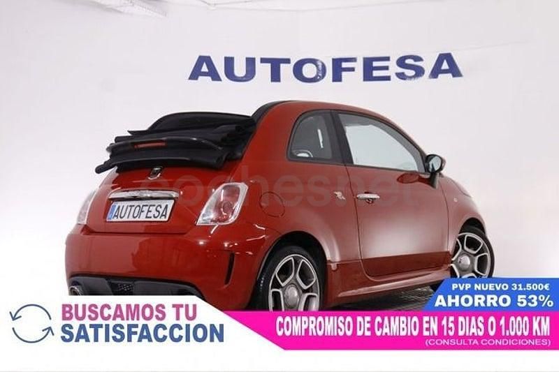 Usado Abarth 500C 140 CV (102 kW) 2016 Rojo Descapotable