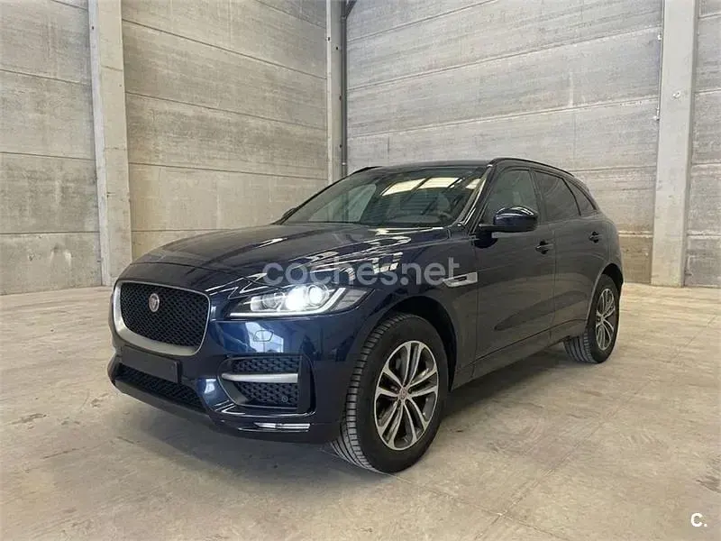 Usado Jaguar F-Pace R-Sport 180 CV (132 kW) 2017 Azul SUV