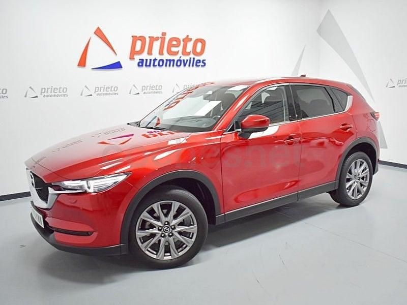 Usado Mazda CX-5 150 CV (110 kW) 2019 Granate SUV