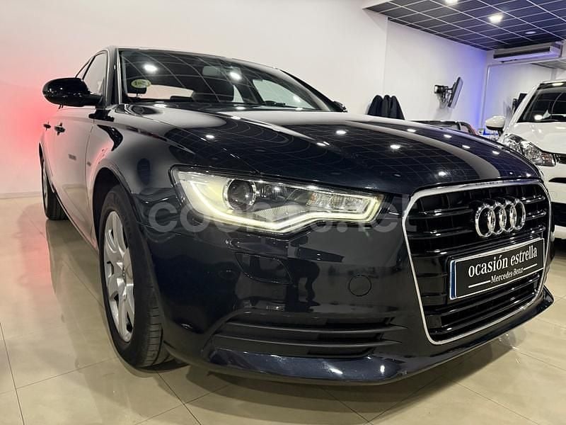 Usado Audi A6 177 CV (130 kW) 2012 Negro Berlina