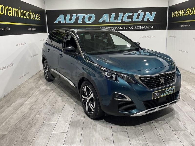 Usado Peugeot 5008 GT-line 130 CV (95 kW) 2020 Azul SUV