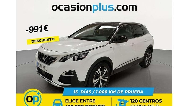 Blanco Usado 2017 Peugeot 3008 GT-line SUV | 12.399 € (Precio justo) - Imagen 1/4