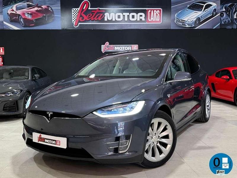 Gris Usado 2019 Tesla Model X SUV | 36.490 € (Super precio) - Imagen 1/4