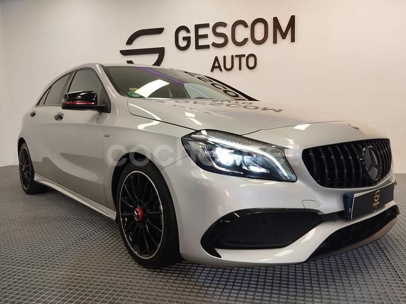 Gris / plata Usado 2016 Mercedes A200 AMG line Berlina | 13.900 € (Buen precio) - Imagen 1/4
