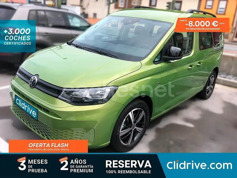 Verde Usado 2023 VW Caddy Monovolumen | 26.190 € (Un poco caro) - Imagen 1/3