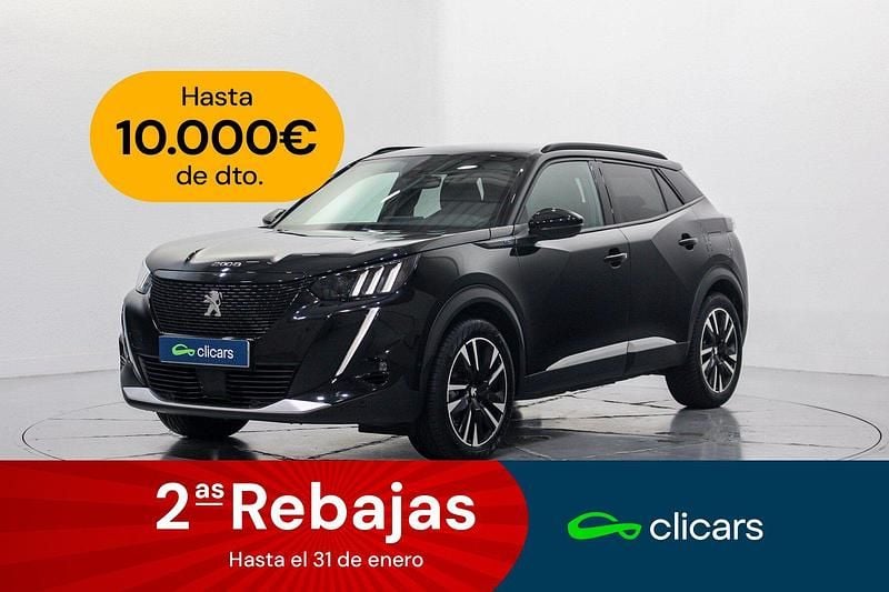 Negro Usado 2022 Peugeot e-2008 GT SUV | 17.490 € (Precio justo) - Imagen 1/4