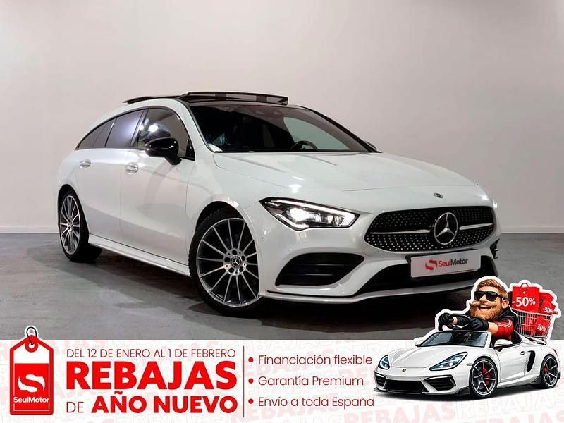 Blanco Usado 2020 Mercedes CLA200 Shooting Brake Familiar | 33.490 € (Precio justo) - Imagen 1/4