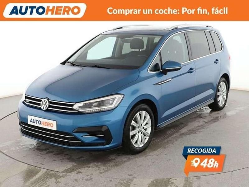 Usado VW Touran R-line BlueMotion 150 CV (110 kW) 2018 Azul Monovolumen