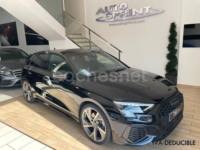 Negro Usado 2023 Audi A3 Sportback e-tron S-Line Berlina | 30.990 € (Buen precio) - Imagen 1/4