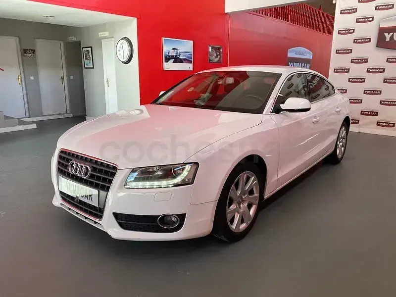 Usado Audi A5 Sportback 143 CV (105 kW) 2010 Blanco Utilitario