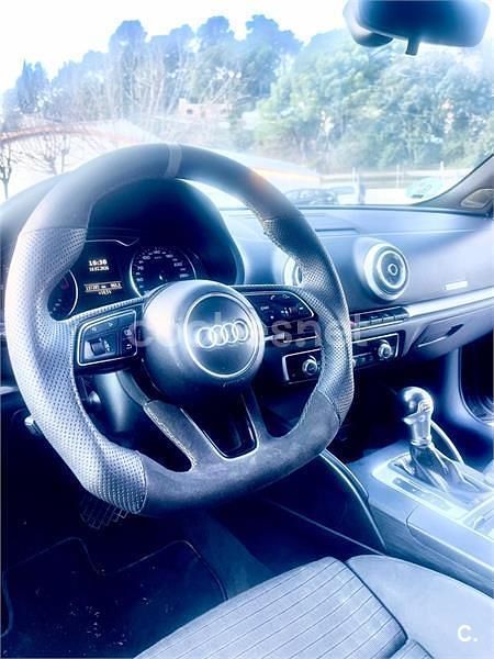 Usado Audi A3 150 CV (110 kW) 2017 Negro Berlina