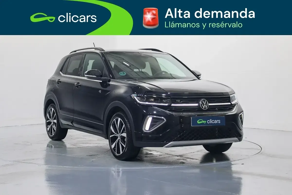 Usado VW T-Cross R-line 116 CV (85 kW) 2025 Negro SUV