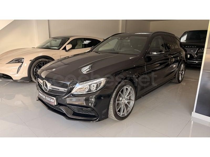 Usado Mercedes C63 AMG 476 CV (350 kW) 2015 Negro Familiar