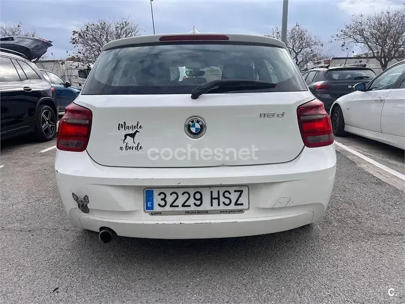 Usado BMW 116 115 CV (84 kW) 2013 Blanco Utilitario