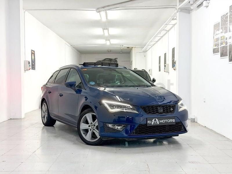 Azul Usado 2016 Seat Leon FR Familiar | 11.990 € (Buen precio) - Imagen 1/4