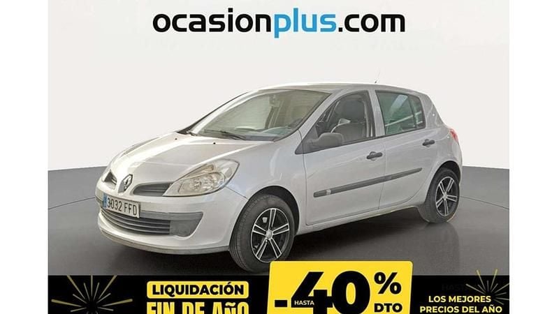 Gris Usado 2006 Renault Clio II Authentique Utilitario | 3500 € (Precio justo) - Imagen 1/4