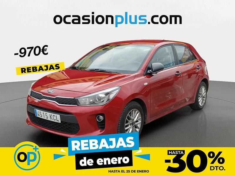 Rojo Usado 2017 Kia Rio Berlina | 8700 € (Precio justo) - Imagen 1/4