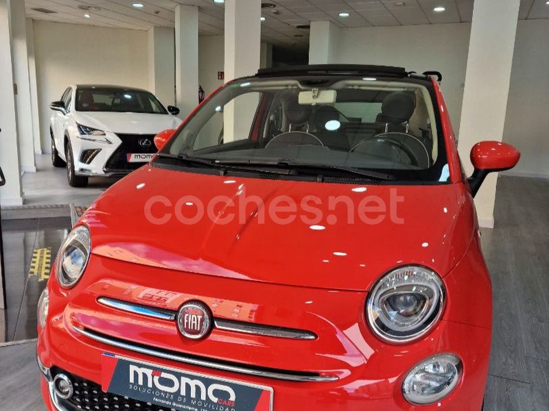 Naranja Usado 2017 Fiat 500C Lounge Descapotable | 8995 € (Un poco caro) - Imagen 1/4